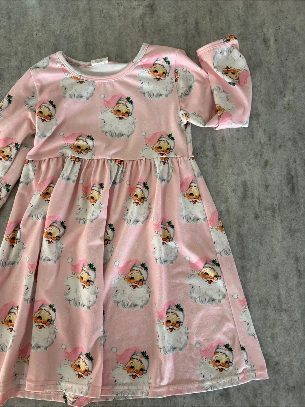 Pink Santa Dress Size 4
